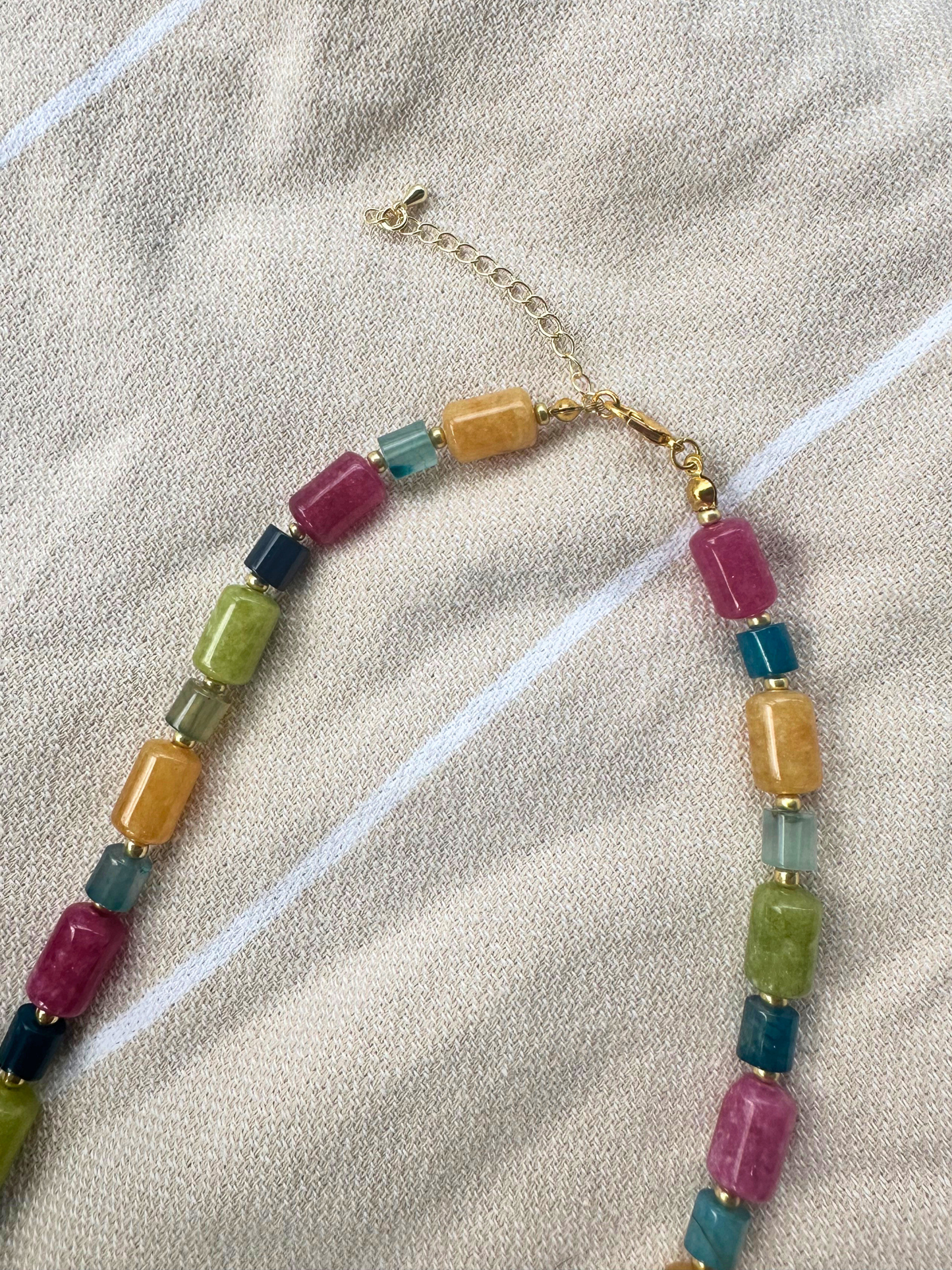 summer somewhere beaded necklace