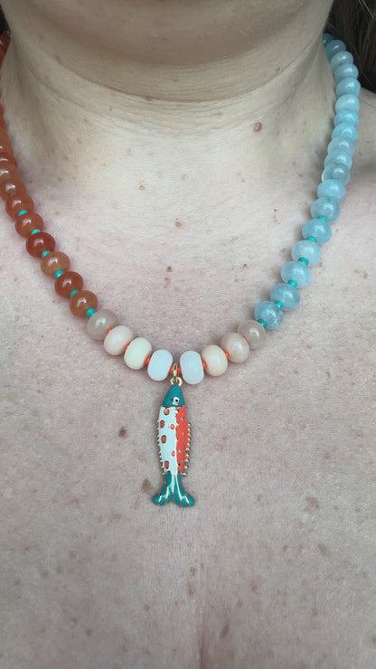 castaway beaded necklace
